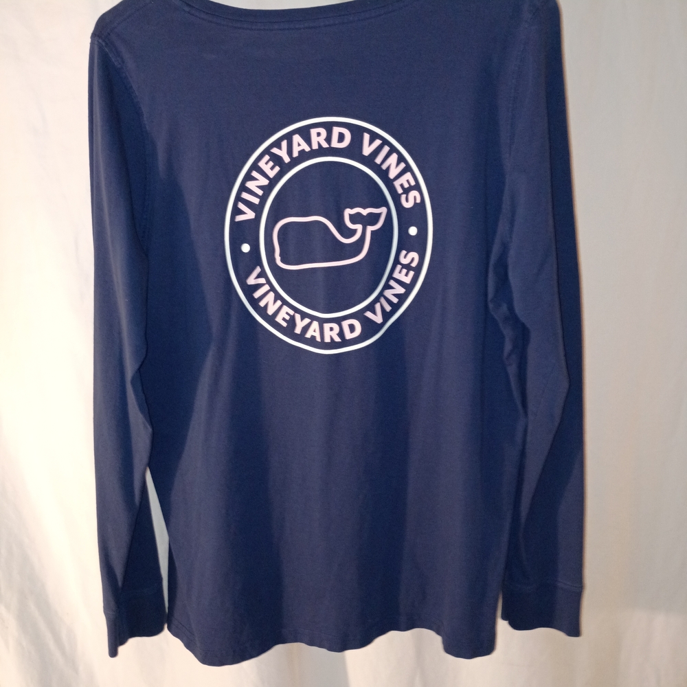 Vineyard Vines Navy Long Sleeve Shirt
